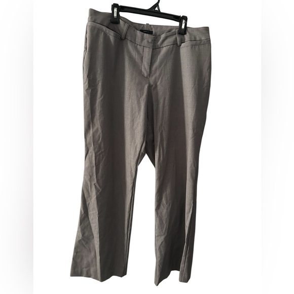 Worthington gray flare leg trouser pants size 10P - Picture 1 of 14